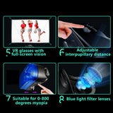 2 In1 VRG Pro + 3D VR Glasses Full-screen Durable Virtual Reality Glasses With A Large Headset For 5 To 7 Inches Smartphone