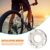 Bicycle Spoke Nipple Wrench 8 Way Groove Bike Wheel Rim Adjuster Spanner Galvanized Repair Service Tool Key