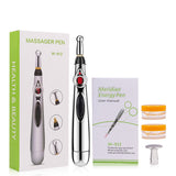 5 in 1 Electric Acupuncture Pen Meridians Laser Therapy Heal Massage Pen Detector Face Massage Roller Facial Body Beauty Care