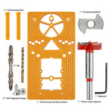 95-105 Degree Hinge Punch Hole Locator Punching Formwork Installation 35MM Cupboard Hinges Auxiliary Board Woodworking Tool