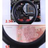 EU Plug Welding Repair Magnifying Glass 2.5X 6X 5X 10X Magnification Desktop Lamp Soldering Jewelry Design Reading Magnifier