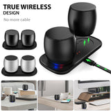 2022.F1 Bluetooth Speakers TWS System Column Portable Mini Metal Speaker 3D Stereo Computer Loudspeaker MP3 Player Sardine