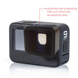 Hd 1.55x Cinema Lens Compatible For Gopro9 Action Camera Wide Screen Brushed Blue-light Anamorphic Lens