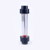 LZS Plastic Flowmeter Tube Water Rotameter Short Tube Liquid Measuring Tool Flow Measuring Instruments WWO66