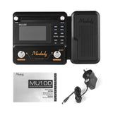 Muslady MU100 Processor Electric Guitar Effect Pedal Guitar Multi-effects Pedal Supports 180s Loop Recording Tuner Tap Scale