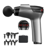 Massage Gun High Frequency With 7Clolors Breathing Light Muscle Relax Body Relaxation Electric Massager Professional Fascia Gun