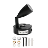 DC12V 24V LED touch dimming RV reading light USB interface reading light, led dimmable boat light, wall mounted led wall lamp