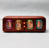 IN12 Glow nixie tube clock Simple Bluetooth control Glow lampstand clock Alarm clock True glow tube clock