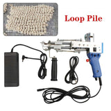 110-220V Electric Carpet Tufting Gun Cut Pile TD-01 Loop Pile TD-02 Carpet Weaving Flocking Machines Power Tool Hand Gun Blue