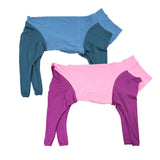 Pet Big Dog Tight Clothes Cartoon Dog Jumpsuit 4-legged Pajamas Coat Nursing Belly Weaning Clothes Bodysuit*