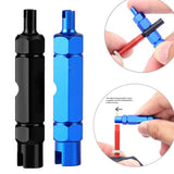 10 Pcs Bicycle Tire Valve Core French Presta Tire Air Valve Core Removal Tool Aluminum Alloy MTB Road Bike Tire Repair Parts