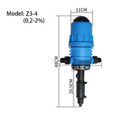 Fertilizer Pump Water Powered Dosing Pump Mix Chemical Injector Proportioning Dispenser Liquid Mixer Livestock Fertilizer