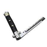 1Pcs Foldable Combs Hair Trimmer Comb Brush &amp; 1Set Stainless Steel Ear Nose Trimmer Razor