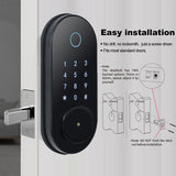 Waterproof TTLock Biometric Fingerprint Security Intelligent Smart Bluetooth APP Password Electronic Door Lock