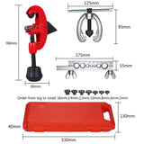 CT-2029 Cutter tool kit Copper Brake Fuel Pipe Repair Double Flaring Dies Tool Set For Cutting Flaring Tools for Refrigeration