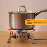 8600W 3-Core Foldable Camping Stove Furnace 3 Burners Camping Gas Stove For Outdoor Fishing Hiking Traveling