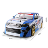 Remote control car 1:10 70Km/H 2.4G RC Car 4WD Double Battery High Power LED Headlight Racing Truck Drift Racing Car