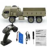 Fayee FY004A 1/16 2.4G 6WD RC Car Proportional Control US Army Military Truck RTR Model Toys Kids Toys Gifts For Boys