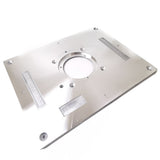 Multifunctional Aluminum Alloy Router Table Insert Plate Trimmer Workbench Engraving Machine Tool Woodworking Bench