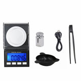 100g/50g Electronic Scales High Precision 0.001g Digital Jewelry Scale LCD Diamond Lab Weight Milligram Pocket Weigh40% off