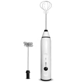 Handheld Adjustable 3 Speed USB Whisk Milk Frother 3 Speed Household Hand Blender Electric Battery Coffee Milk Frother