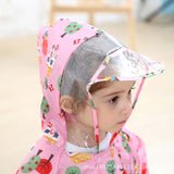 Kids Raincoat Impermeable Hooded Rain Coat Cover Waterproof Rainwear Children Pink Blue Poncho For Boy Girl Rain Jacket Jumpsuit