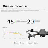 2021 New V4 Rc Drone 4k HD Wide Angle Camera 1080P WiFi Fpv Drone Dual Camera Quadcopter Real-time Transmission Helicopter Toys