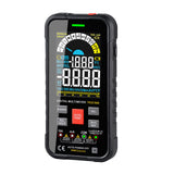 AC DC Current Tester Digital Voltage Meter Capacitance Tester RMS REL Ohm Hz Range Ohm Tester 1000V 10A 83x23x165mm Black