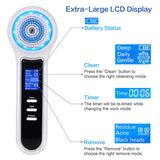 Blackhead Remover Vacuum, Rechargeable Facial Cleansing Brush, Facial Cleanser for Exfoliation, Massage and Deep Pore Cleaning