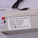 10KM Electric Fence Solar Energizer Charger Controller XSD-270B Animal Horse Cattle Poultry Farm Shepherd Livestock Tools
