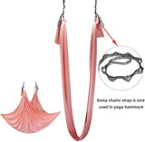 2pcs Yoga Extend Belt Adjustable Daisy Chains Strong Climbing Strap Multi Loop Nylon Strap Rope For Aerial Yoga Hammock / Camp