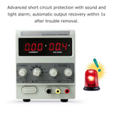 DC Power Supply Variable 15V 2A Digital Adjustable Switching Regulated Power Supply for Mobile Phone Laptop Repair Maintenance
