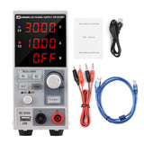 LW-3010EC DC Power Supply Variable 30V 10A LED Digital Adjustable Switching Regulated Power Supply 5V/2A USB Interface Data