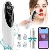 WiFi Facial Visual Blackhead Remover Vacuum with Camera 30X HD Visible Face Pore Cleaner Acne Extractor Probes for Women Men