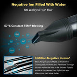 220V Professional Hair Dryer Strong Power Barber Salon Styling Tools Hot Cold Air Blow Dryer For Salons and household EU Plug