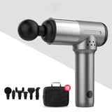 2020 Mini Household Massager Electric Impact Grab Massage Gun Brushless Fascia Gun Massager Physiotherapy Massage 20 Gears Heads