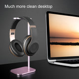 Universal Headphone Holder Aluminum Alloy Earphone Gaming Headset Desktop Display Stand Bracket Rack Hanger Earphone Adccessory
