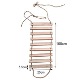 Various Sizes Cat Bridge Use for Cat Cage Sisal Rope Cat Ladder Pet Furniture Cat Step Scratcher Post Kitten Toys Cat Tree Tower