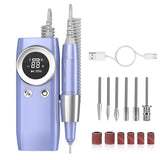 Electric Nail Drill 45000RPM Portable Cordless Nail File Machine For Acrylic Gel Nails Manicure Pedicure Polishing Shape Tools