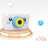 Kids Instant Camera For Children Print Camera 1080P Digital Camera For Kid Bear Shape Cartoon Photo Camera Toy Christmas Gift