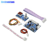 DSP Digital Red Reverberation Module Stereo Karaoke Reverberation Board DC 5V Mixer Module 0-99 100 effects for Audio Power