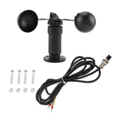 4-20mA Anemometer Wind Speed Sensor Pulse Signal Output Aluminum Alloy Wind Speed Detector Wind Measuring Instrument HighQuality