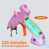 Lithium-ion Hot  Glue Gun Rechargeable Lithium Battery Wireless Repair DIY Holder Electric Heat Temperature Repairs Tool