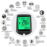 New Cycling GPS Bike Computer Luminous Odometer LCD Display Digital Wireless SpeedMeter Cycling Speedometer