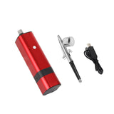 Best Quality New Arrival TM80S Airbrush Compressor Kit Auto Start Stop Mini Portable Cordless Personal Pump