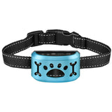 Dog Anti Barking Device Automatic USB Dogs Training Collar Dog Stop Barking Vibration Rechargeable Bark Collar with Electricity