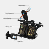 8 Wrap Coil Tattoo Machine Coil Tattoo Machine Set Tattoo Power Supply Professional Tattoo Machine For Beginner Starter