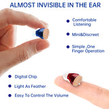 USB Rechargeable Audifonos Hearing Aid   Invisible Hearing Aids Adjustable Tone Sound Amplifier Portable hearing aid