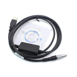 Brand New USB Data Download Cable For Leica Survey Total Station Equivalent GEV189 (734700) 0.B 5 Pin Leica USB Cable