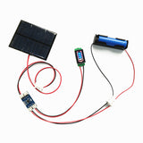 5V 5.5V 160mA 250mA  500mA 1W 1.6W 2.5W Solar Panle with 5V 1A Solar Lithium Battery Charging Controllers  Display Diykit